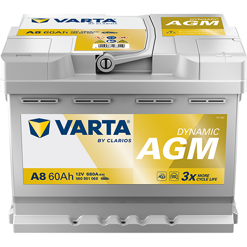 Аккумулятор VARTA 60 А/ч DYNAMIC AGM 560901068 A8