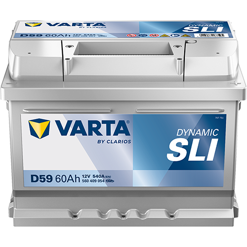 Аккумулятор VARTA 60 А/ч DYNAMIC SLI 560409054 D59 (о.п)