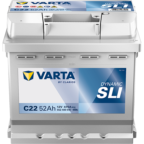 Аккумулятор VARTA 52 А/ч DYNAMIC SLI 552400047 C22 (о.п)
